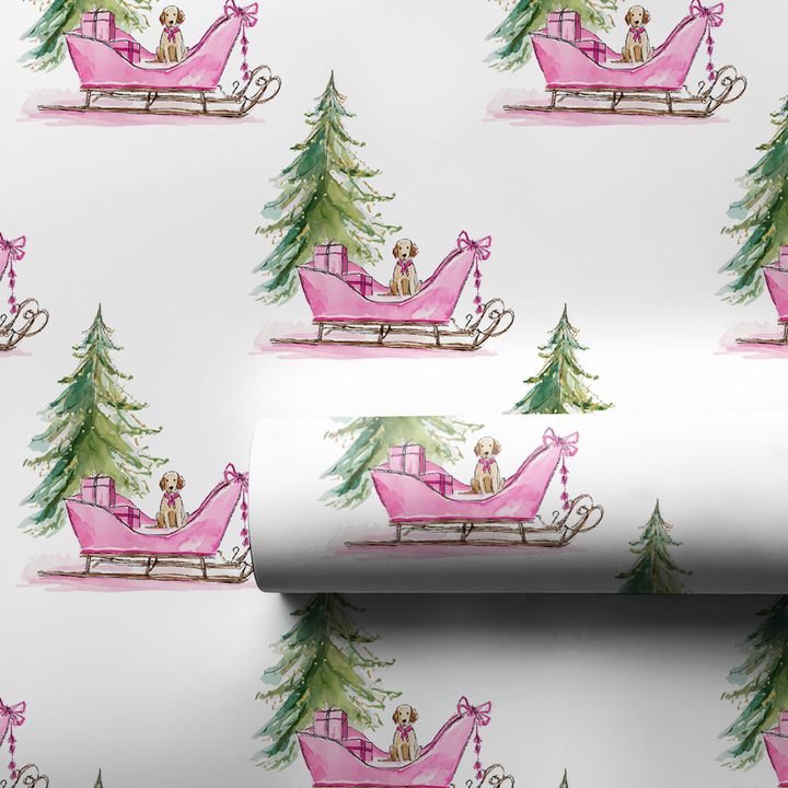 Puppy Sleigh Ride