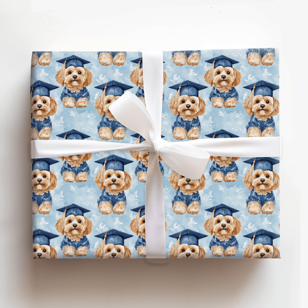 Cavapaws and Caps - Wrapping Paper - Aspen & Arlo