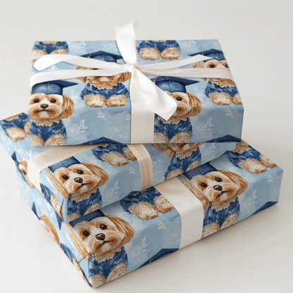 Cavapaws and Caps - Wrapping Paper - Aspen & Arlo