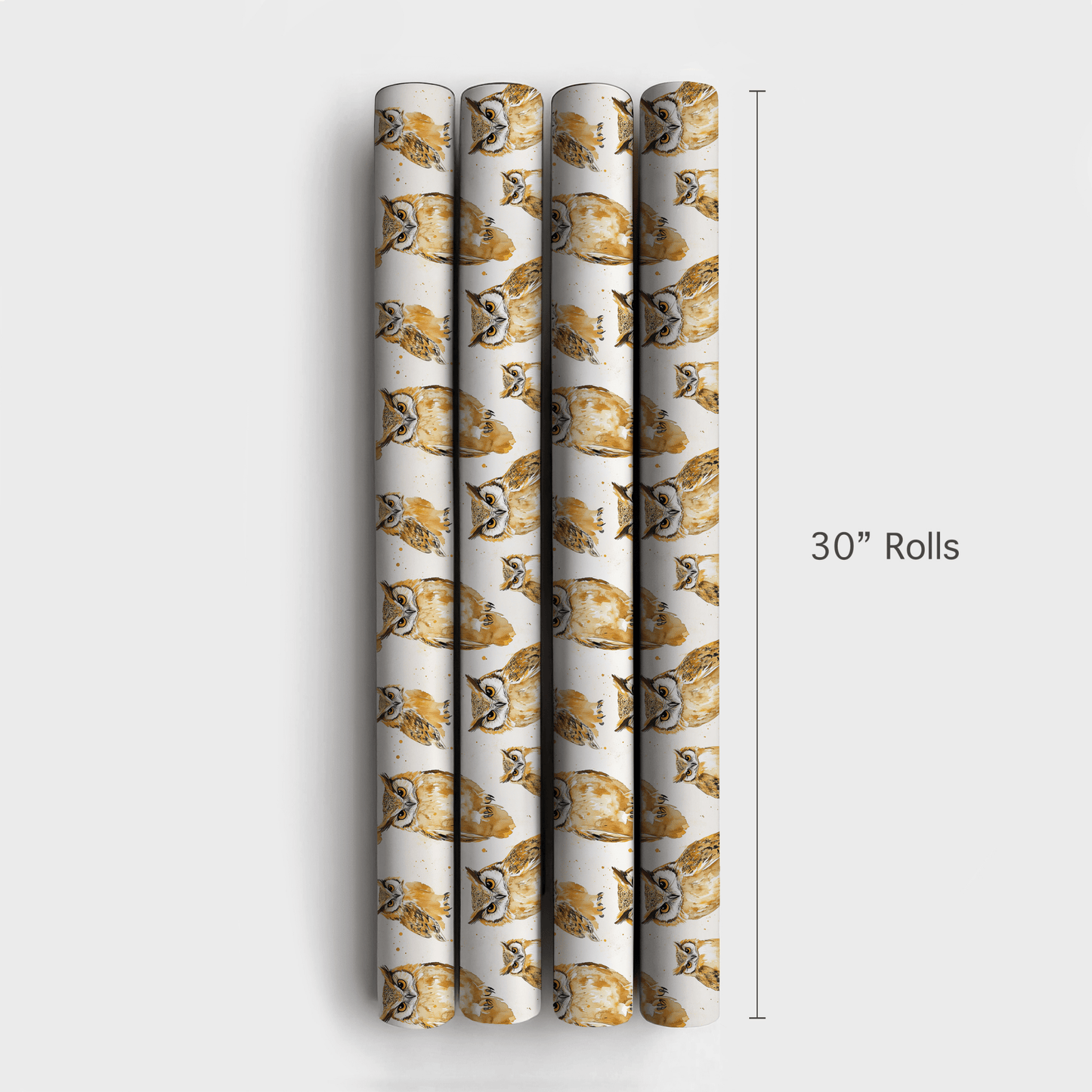Hoot Gold - Wrapping Paper - Aspen & Arlo