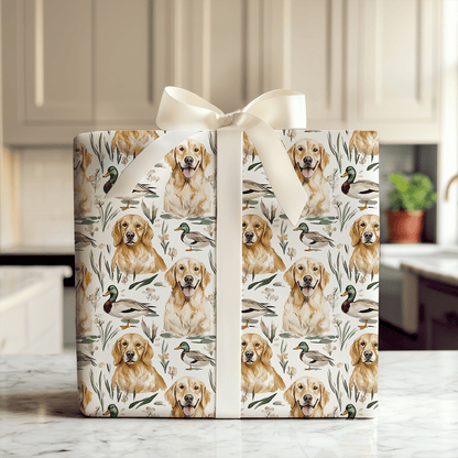 Quack Yeah Golden - Wrapping Paper - Aspen & Arlo