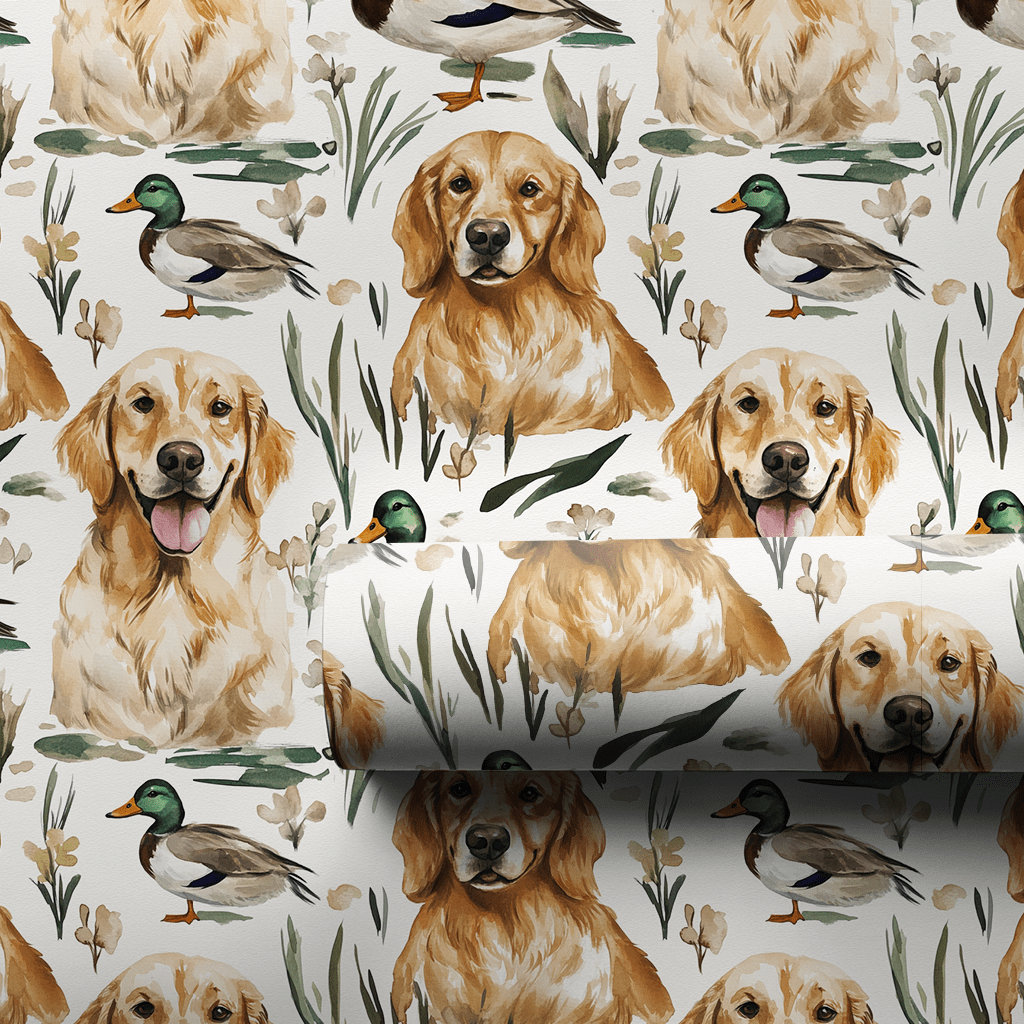 Quack Yeah Golden - Wrapping Paper - Aspen & Arlo