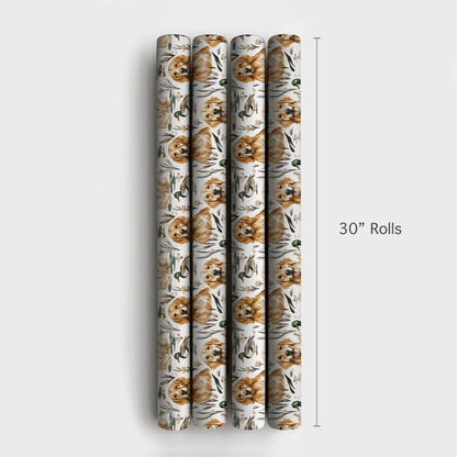 Quack Yeah Golden - Wrapping Paper - Aspen & Arlo