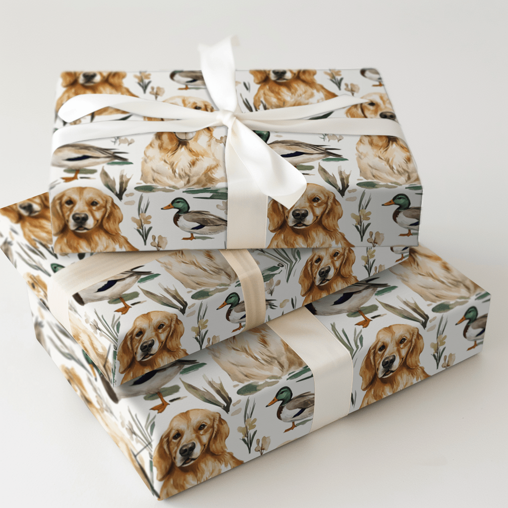 Quack Yeah Golden - Wrapping Paper - Aspen & Arlo