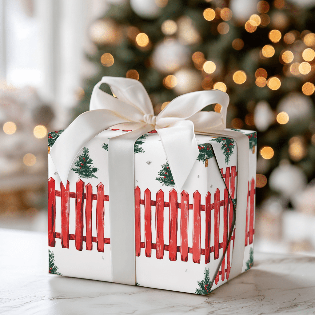 Picket Fence - Wrapping Paper - Aspen & Arlo