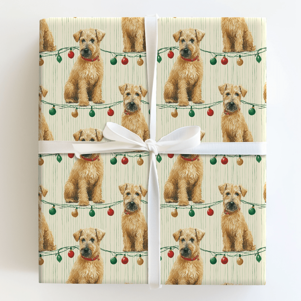 Holiday Wheaten Terrier - Wrapping Paper - Aspen & Arlo