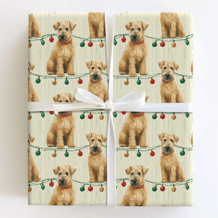 Holiday Wheaten Terrier - Wrapping Paper - Aspen & Arlo