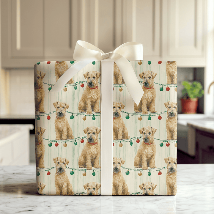 Holiday Wheaten Terrier - Wrapping Paper - Aspen & Arlo