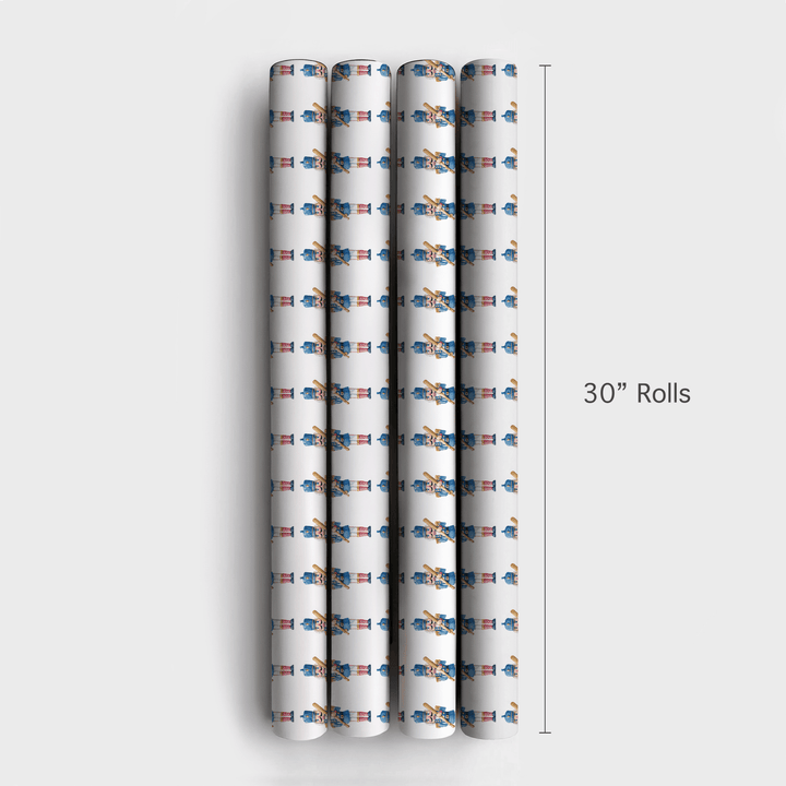Slugger Soldier - Wrapping Paper - Aspen & Arlo