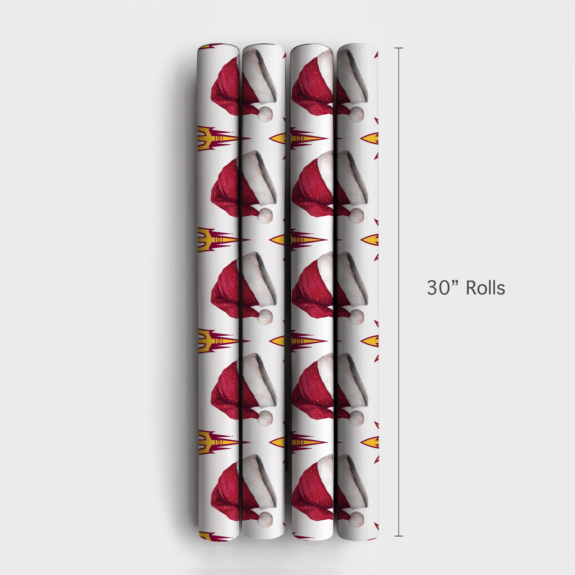 Santa's Sun Devil Signal - Wrapping Paper - Aspen & Arlo