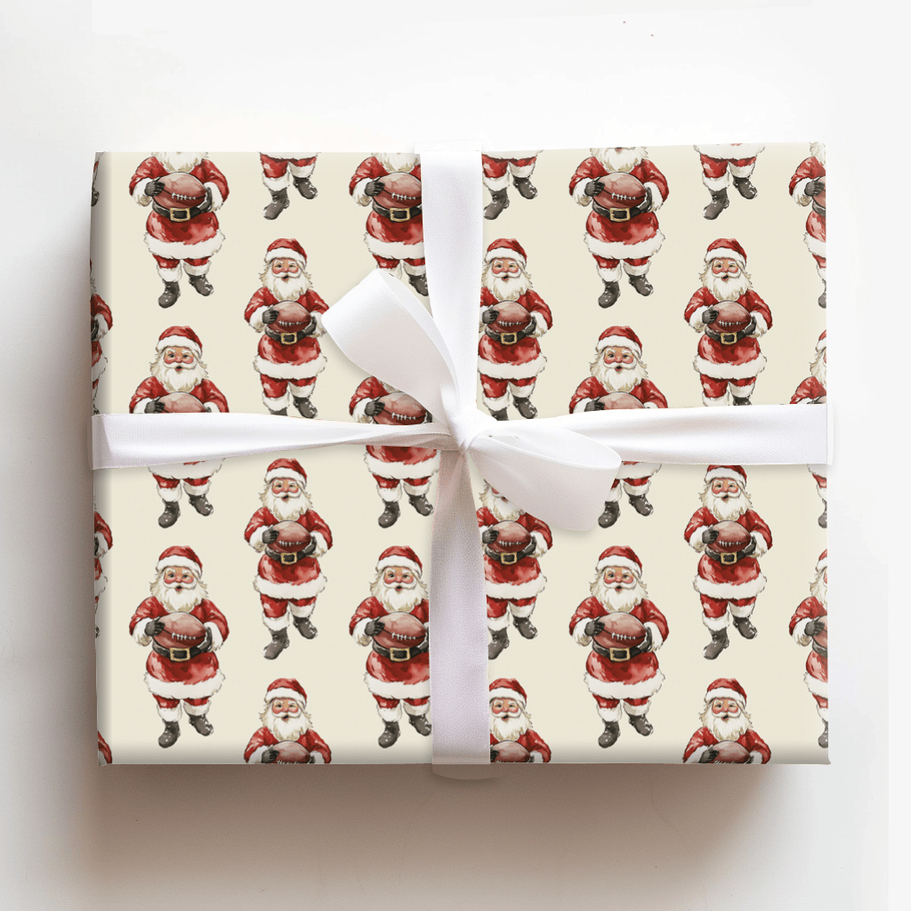 First Down Merry - Wrapping Paper - Aspen & Arlo