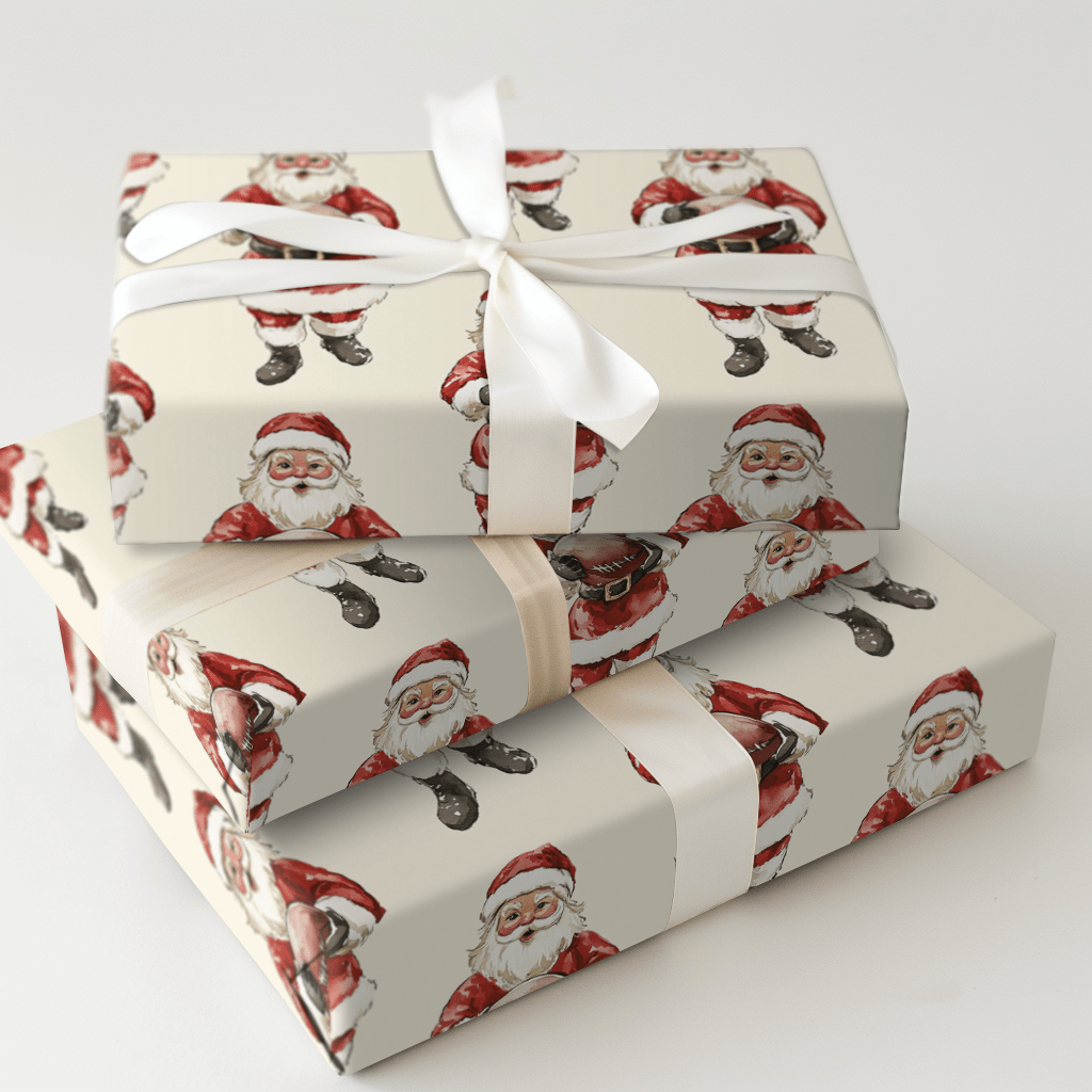 First Down Merry - Wrapping Paper - Aspen & Arlo