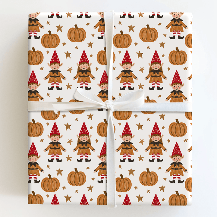 Elves in the Patch - Wrapping Paper - Aspen & Arlo