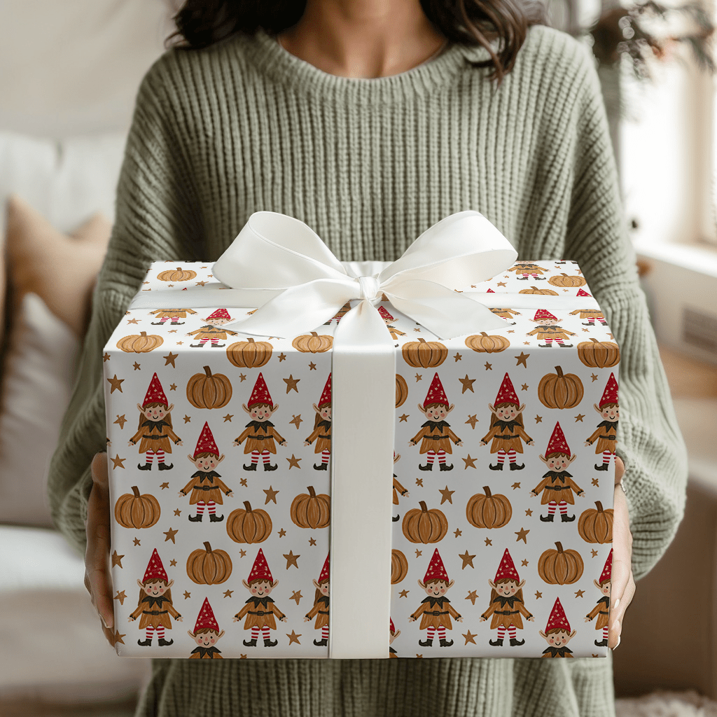 Elves in the Patch - Wrapping Paper - Aspen & Arlo
