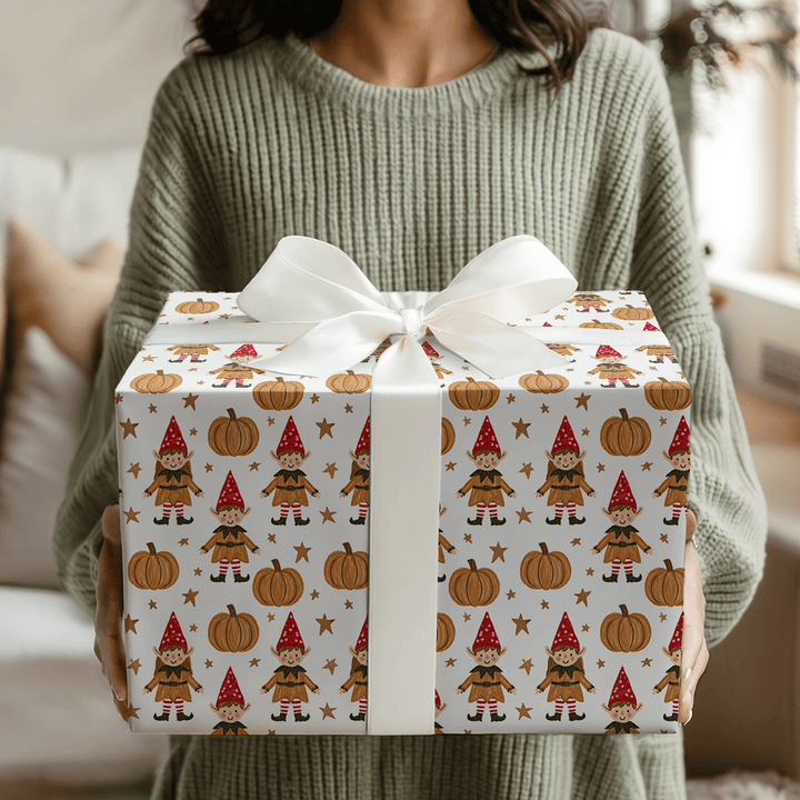 Elves in the Patch - Wrapping Paper - Aspen & Arlo