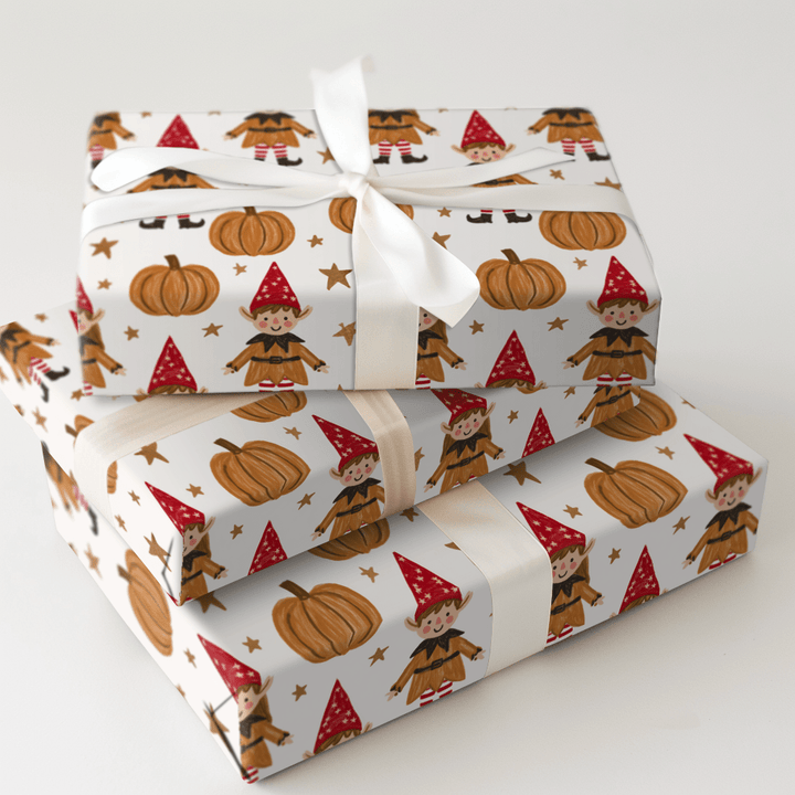 Elves in the Patch - Wrapping Paper - Aspen & Arlo