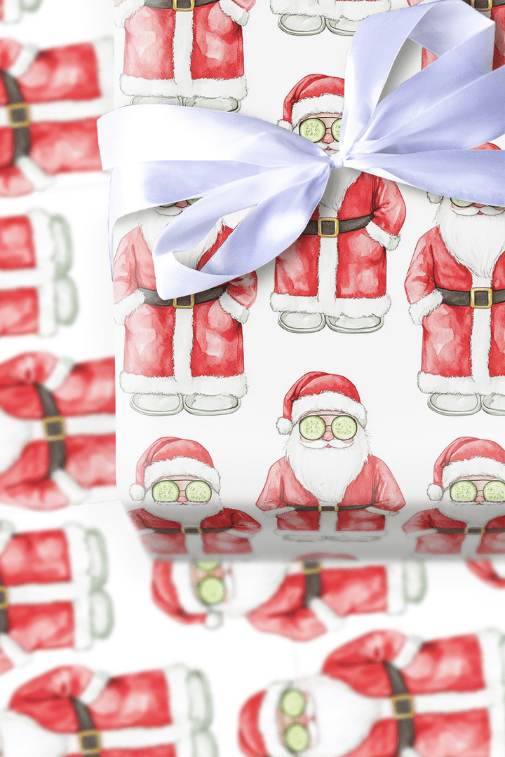 A Claus for Relaxation - Wrapping Paper - Aspen & Arlo