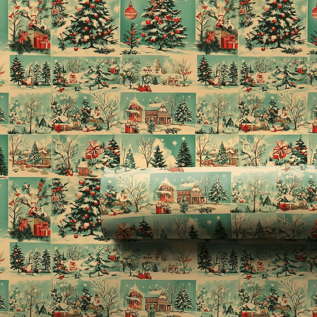 Holiday Postage - Wrapping Paper - Aspen & Arlo
