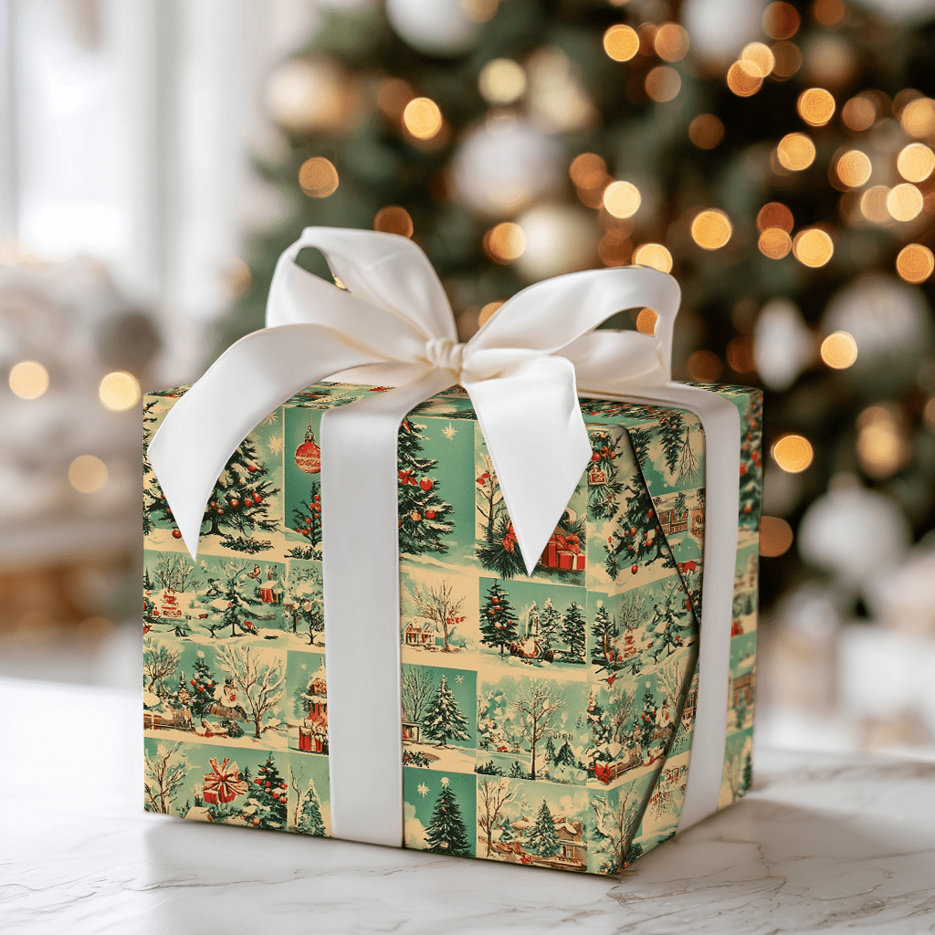 Holiday Postage - Wrapping Paper - Aspen & Arlo