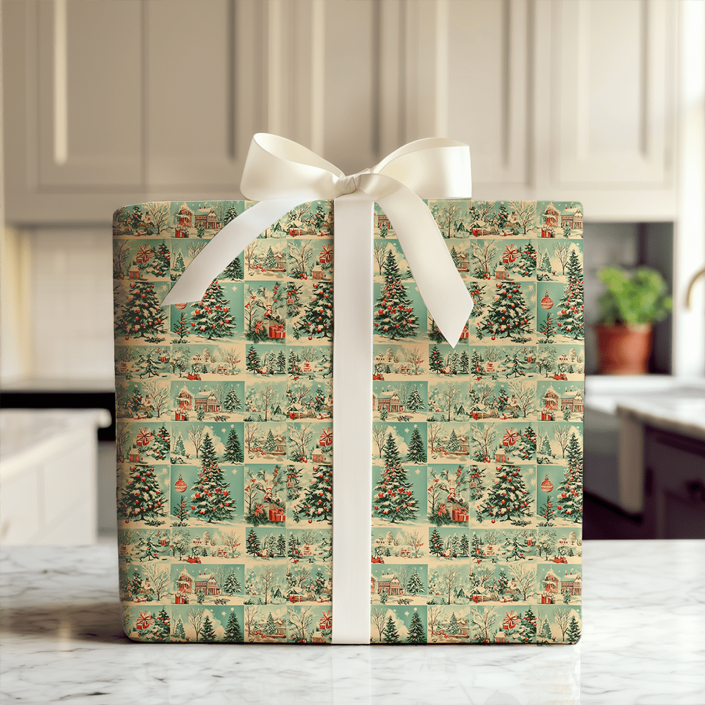 Holiday Postage - Wrapping Paper - Aspen & Arlo
