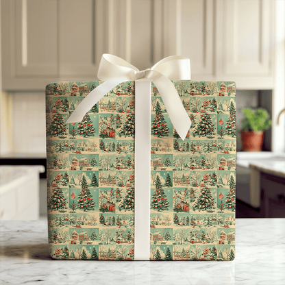 Holiday Postage - Wrapping Paper - Aspen & Arlo