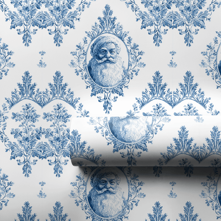 Merry and Blue - Wrapping Paper - Aspen & Arlo