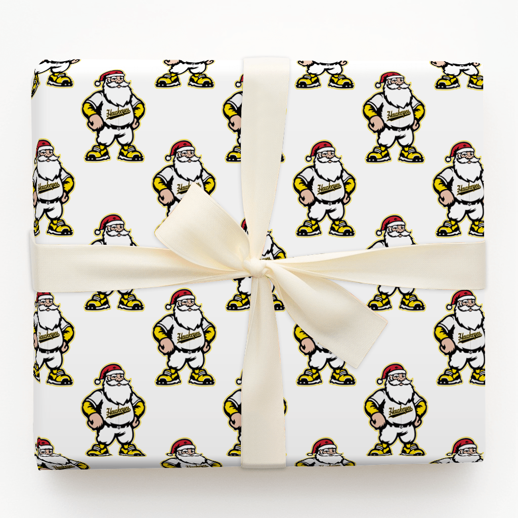 Snowy Sluggers of Iowa - Wrapping Paper - Aspen & Arlo