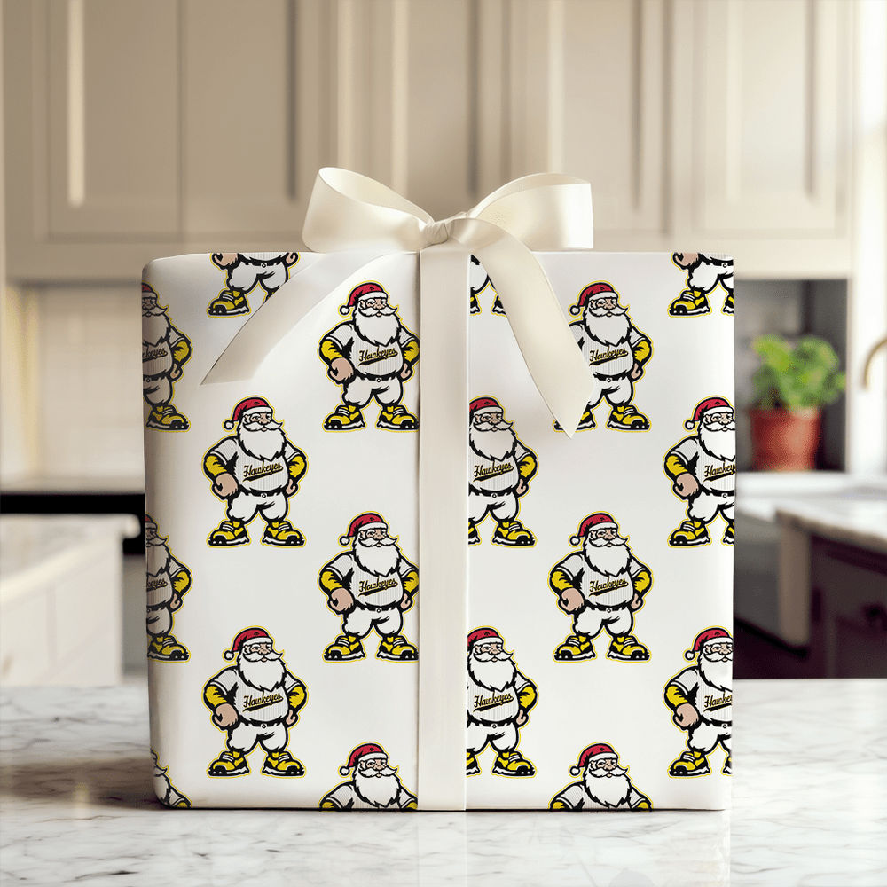 Snowy Sluggers of Iowa - Wrapping Paper - Aspen & Arlo