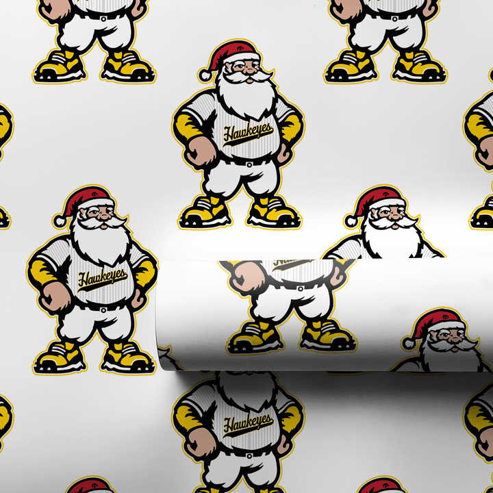 Snowy Sluggers of Iowa - Wrapping Paper - Aspen & Arlo