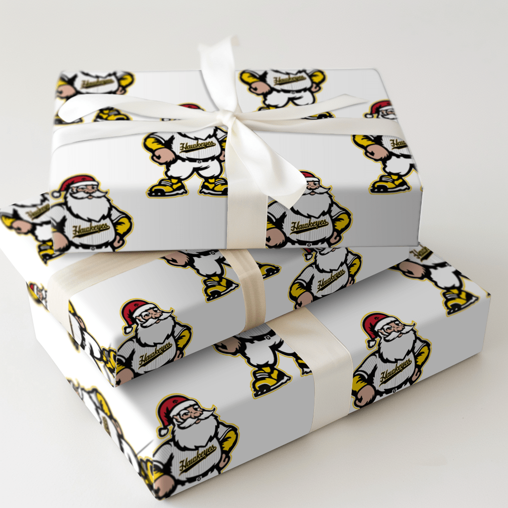 Snowy Sluggers of Iowa - Wrapping Paper - Aspen & Arlo