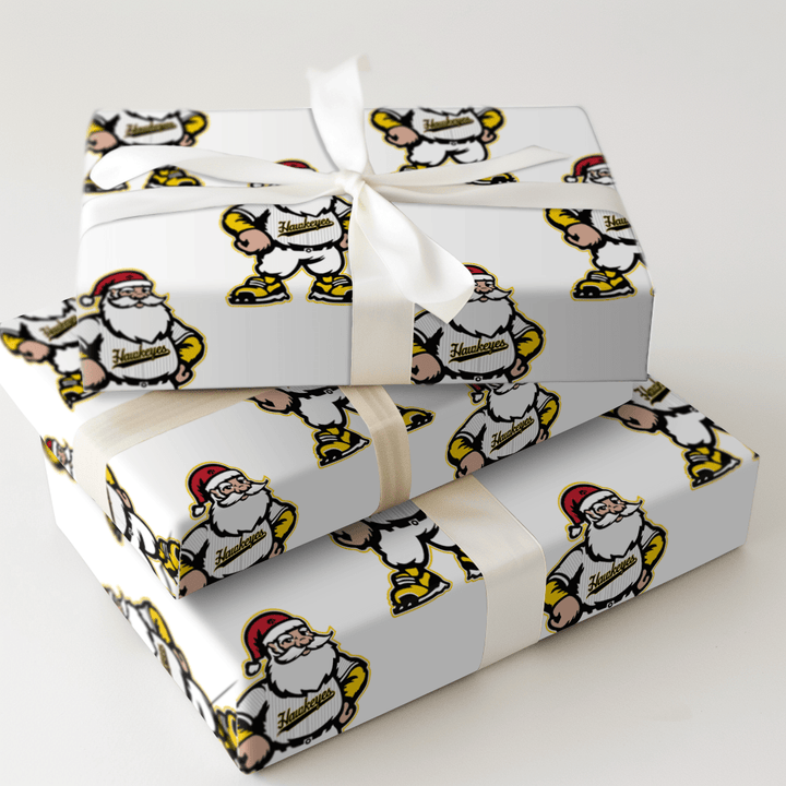 Snowy Sluggers of Iowa - Wrapping Paper - Aspen & Arlo