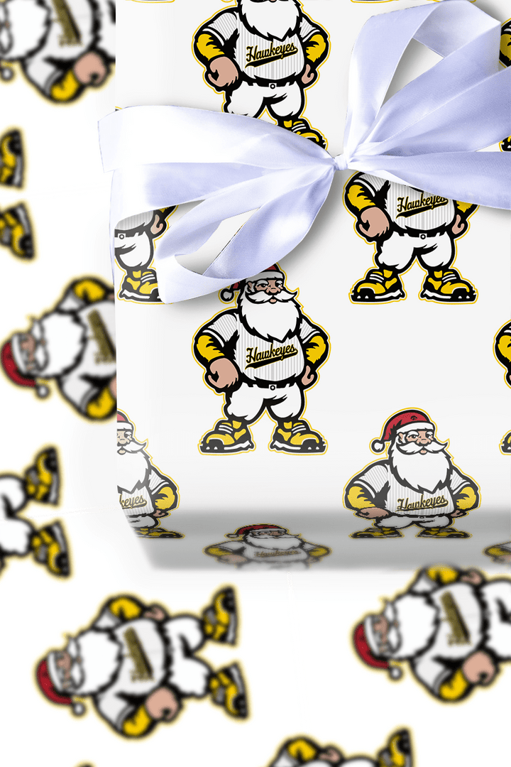 Snowy Sluggers of Iowa - Wrapping Paper - Aspen & Arlo