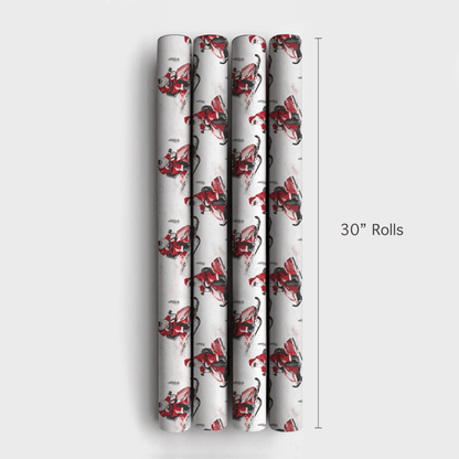 Santa's Speed - Wrapping Paper - Aspen & Arlo