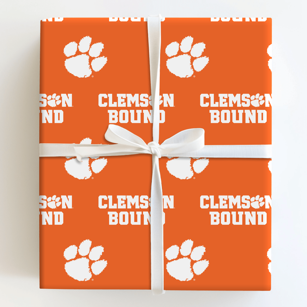 Clemson Bound - Wrapping Paper - Aspen & Arlo