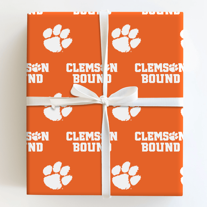 Clemson Bound - Wrapping Paper - Aspen & Arlo