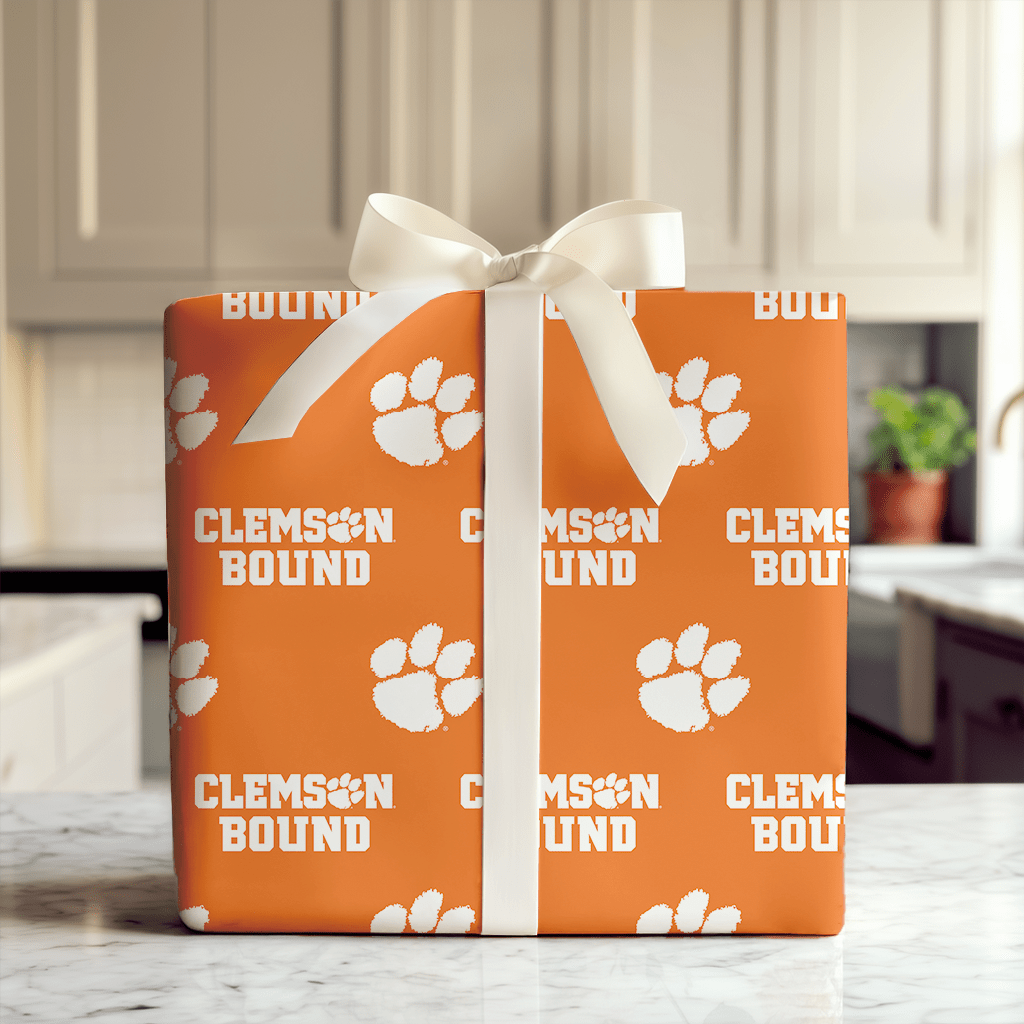 Clemson Bound - Wrapping Paper - Aspen & Arlo