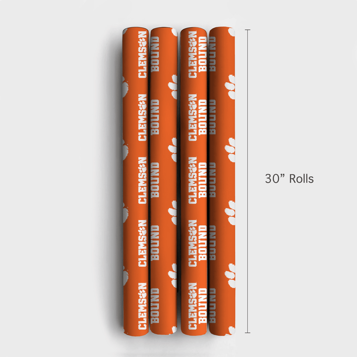 Clemson Bound - Wrapping Paper - Aspen & Arlo