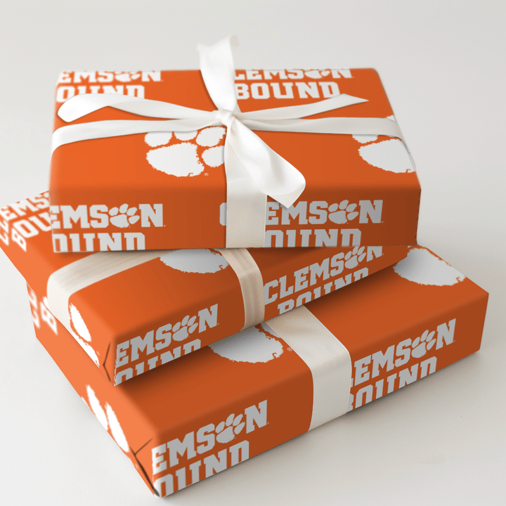 Clemson Bound - Wrapping Paper - Aspen & Arlo