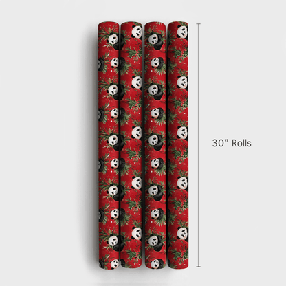 North Pole Panda - Wrapping Paper - Aspen & Arlo