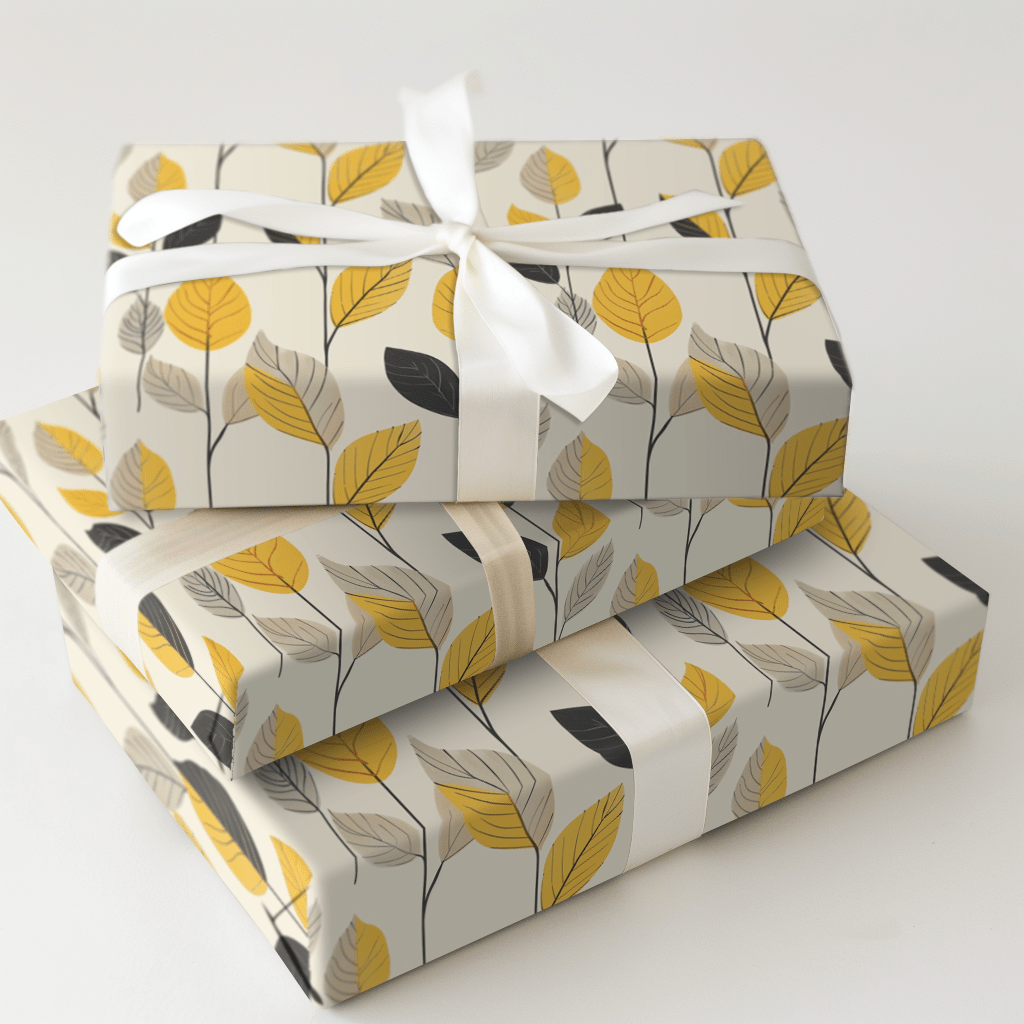 Yellow Dusks - Wrapping Paper - Aspen & Arlo