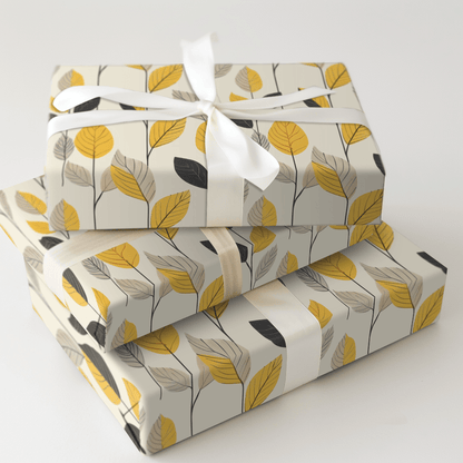 Yellow Dusks - Wrapping Paper - Aspen & Arlo