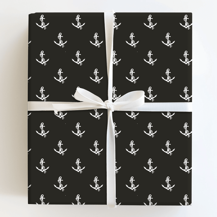Commodore Anchors - Wrapping Paper - Aspen & Arlo