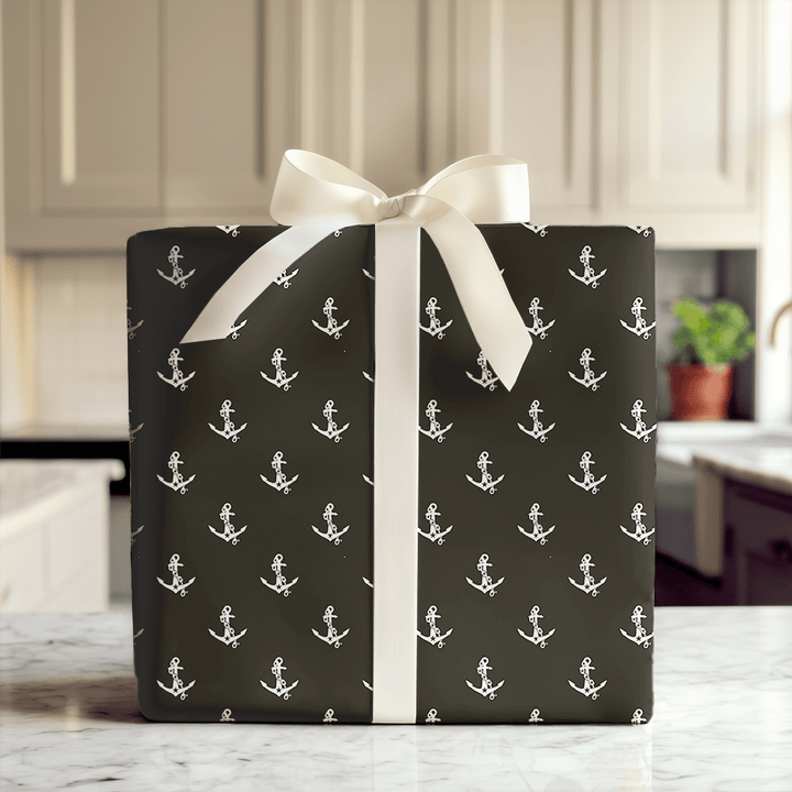 Commodore Anchors - Wrapping Paper - Aspen & Arlo