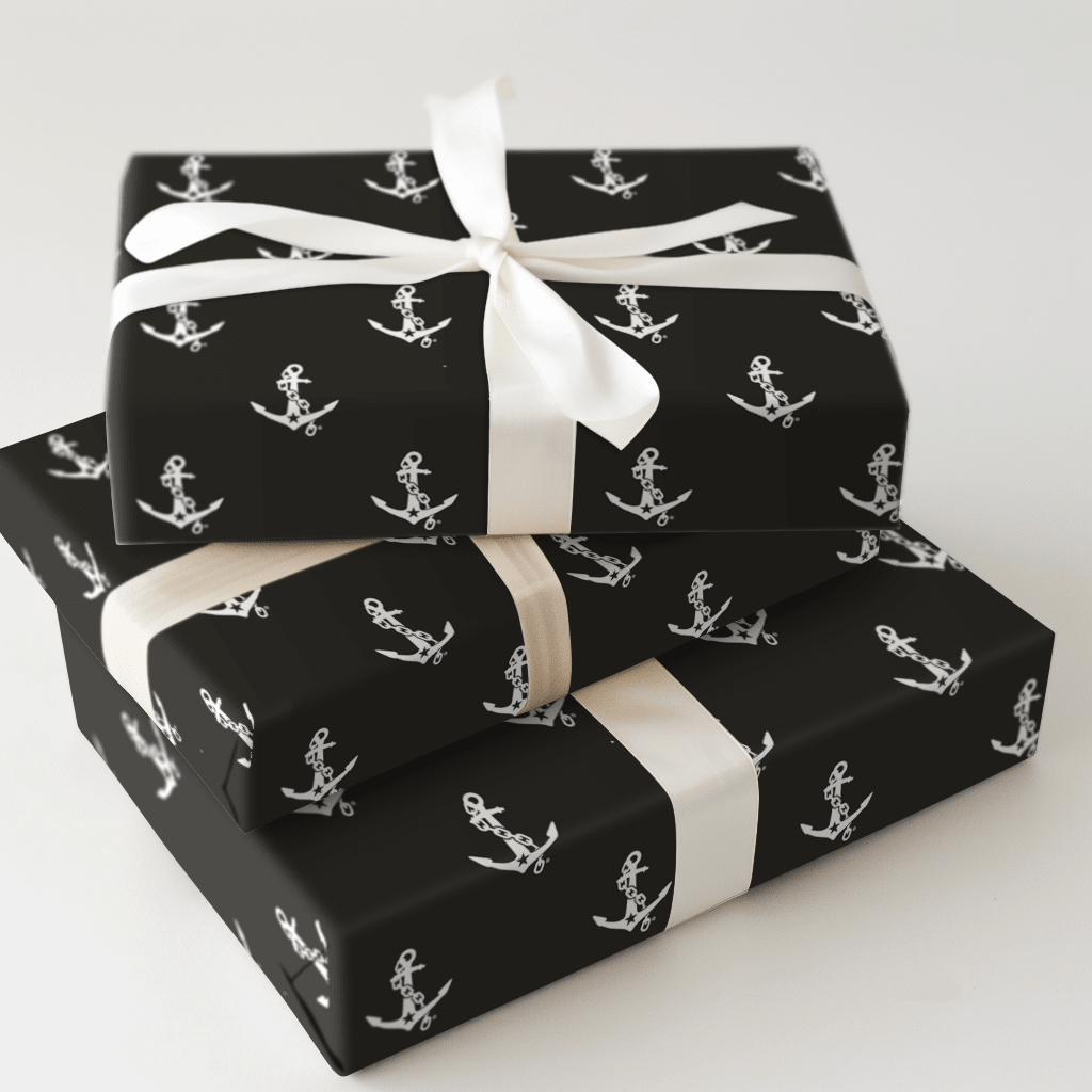 Commodore Anchors - Wrapping Paper - Aspen & Arlo
