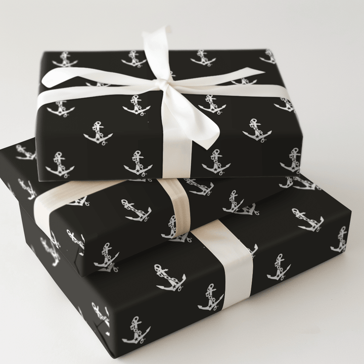 Commodore Anchors - Wrapping Paper - Aspen & Arlo