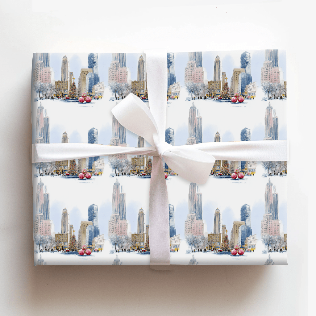 Rockefeller Frost - Wrapping Paper - Aspen & Arlo