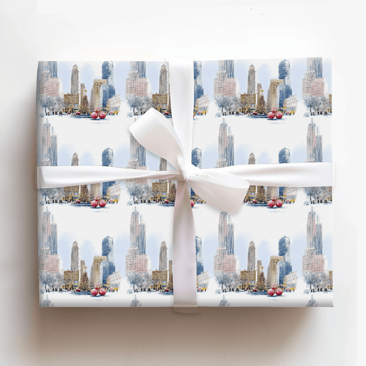Rockefeller Frost - Wrapping Paper - Aspen & Arlo