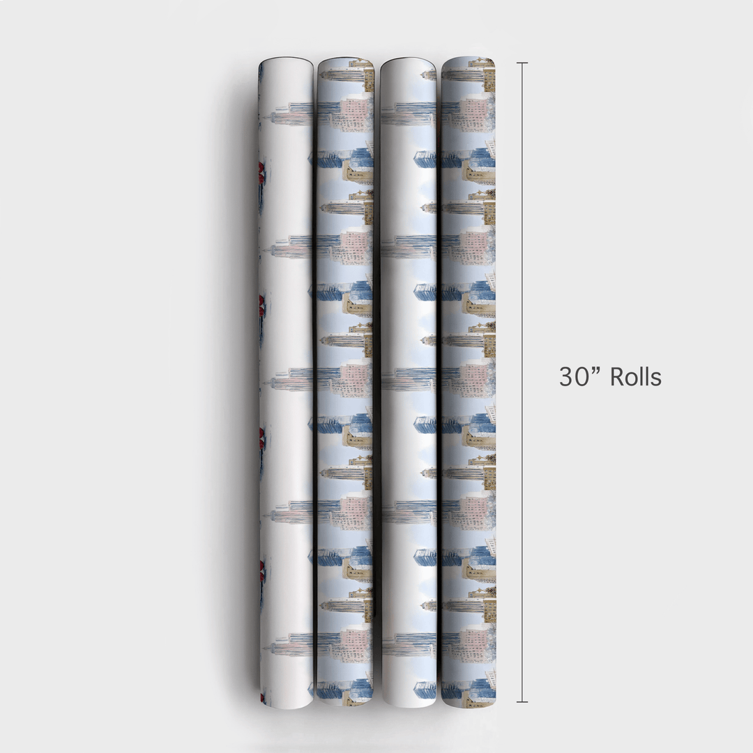 Rockefeller Frost - Wrapping Paper - Aspen & Arlo