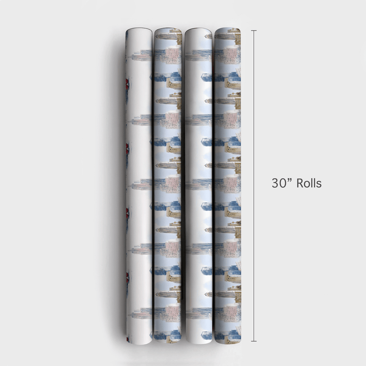 Rockefeller Frost - Wrapping Paper - Aspen & Arlo