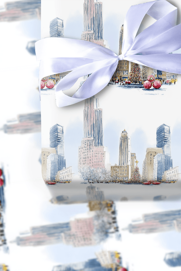 Rockefeller Frost - Wrapping Paper - Aspen & Arlo